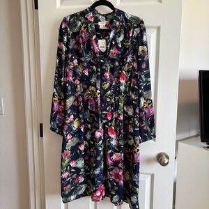 J. Crew Multicolor Floral Dress